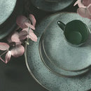 Jogo De Pratos Sobremesa Cerâmica Kit 4pcs 20cm Provance Alleanza Verde