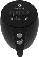 Fritadeira Elétrica Air Fryer Unitermi, 4,8L, Preta, 1500W, 220V, Controle de Temperatura até 200°C
