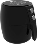 Fritadeira Elétrica Air Fryer Unitermi, 4,8L, Preta, 1500W, 220V, Controle de Temperatura até 200°C