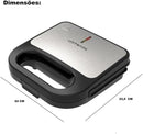 Sanduicheira Elétrica e Grill Inox 750W (220V)