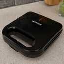 Sanduicheira Elétrica Preta 750W Potência Antiaderente Alça Isotérmica Trava de segurança Unitermi (PRETO)