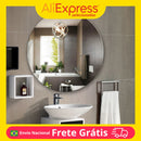 Round Circle Decorative Acrylic Mirror, Ideal For Living Room, Bedroom, Kitchen, Toilet, Hall, Office, Modern Design