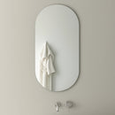 15x25CM Multi-purpose Oval Rectangular Acrylic Base Mirror Decorative With Double-sided Adhesive