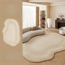 Irregular Shape Living Room Decoration Large Carpet Cream Style Rugs for Bedroom Fluffy Soft Lounge Rug Thickend Plush Floor Mat