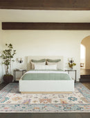 American Retro Carpets for Living Room Soft Fluffy Bedroom Decor Bedside Carpet Home Washable Rug Thicken Plush Lounge Floor Mat