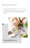 American Retro Carpets for Living Room Soft Fluffy Bedroom Decor Bedside Carpet Home Washable Rug Thicken Plush Lounge Floor Mat