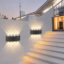 Arandela de Parede 4/6/8/10W – Luminária Externa à Prova d'Água 220V em Alumínio para Jardim – IP65