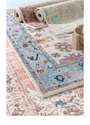 American Retro Carpets for Living Room Soft Fluffy Bedroom Decor Bedside Carpet Home Washable Rug Thicken Plush Lounge Floor Mat