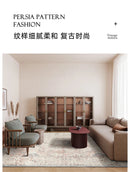 American Retro Carpets for Living Room Soft Fluffy Bedroom Decor Bedside Carpet Home Washable Rug Thicken Plush Lounge Floor Mat