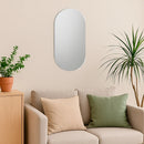 15x25CM Multi-purpose Oval Rectangular Acrylic Base Mirror Decorative With Double-sided Adhesive