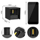 Arandela de Parede 4/6/8/10W – Luminária Externa à Prova d'Água 220V em Alumínio para Jardim – IP65