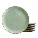 Jogo De Pratos Sobremesa Cerâmica Kit 4pcs 20cm Provance Alleanza Verde